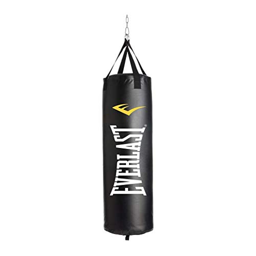 Everlast 40LB Heavy Bag, Black/White, Boxing Products