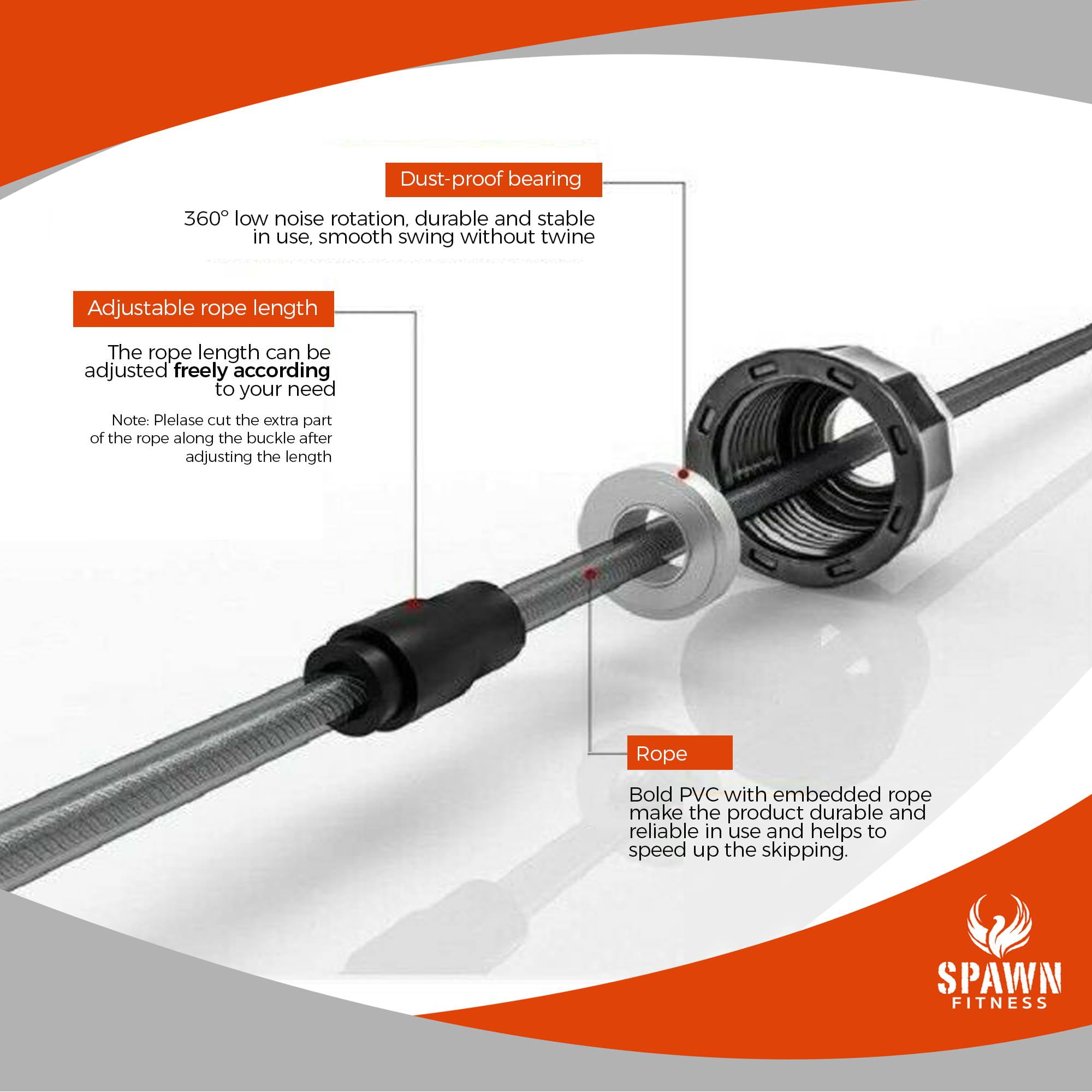 Spawn Fitness Speed Jump Rope for Women’s Workouts