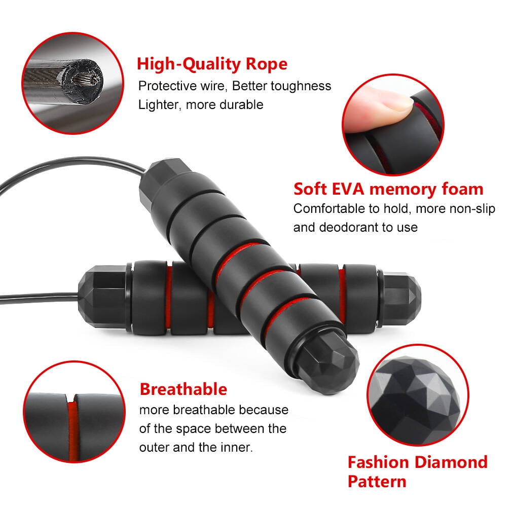 Adjustable Jump Rope for Fitness and Speed