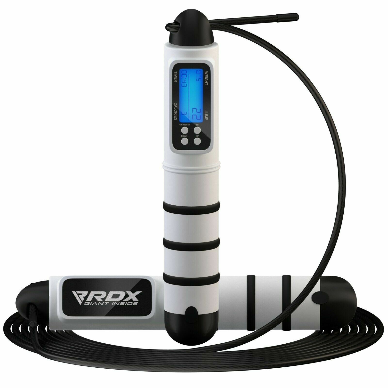 RDX Weighted Jump Rope with Digital Counter
