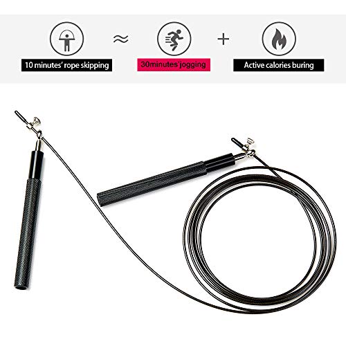 Adjustable Speed Jump Rope with Aluminum Handles