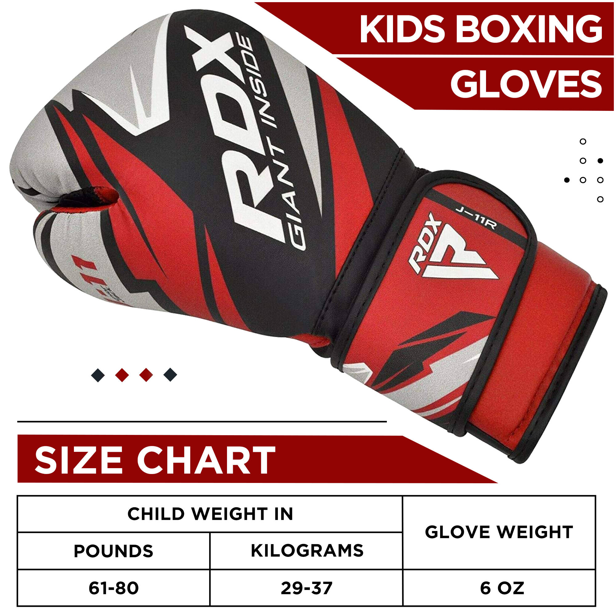 RDX Junior Maya Hide Boxing Set: Pads & Gloves
