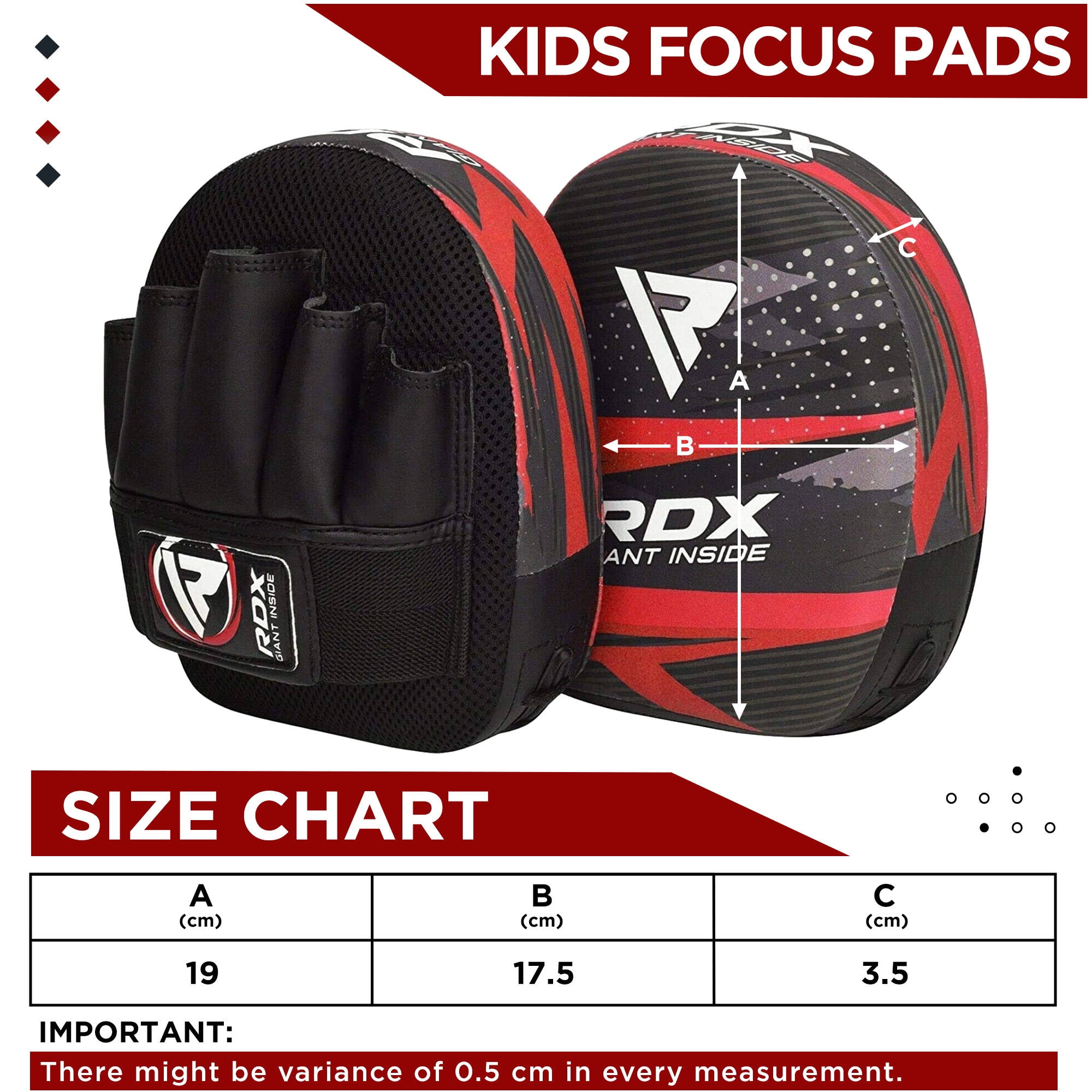RDX Junior Maya Hide Boxing Set: Pads & Gloves