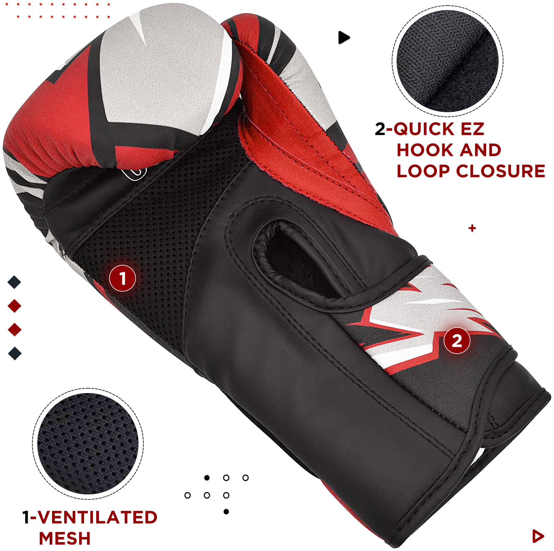 RDX Junior Maya Hide Boxing Set: Pads & Gloves