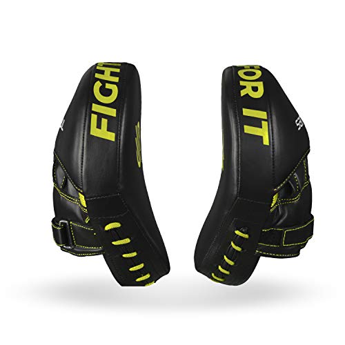 Sanabul Punching Mitts - Black/Green - Essential