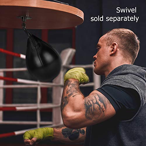 PU Leather Boxing Speed Bag Set - Reflex Training