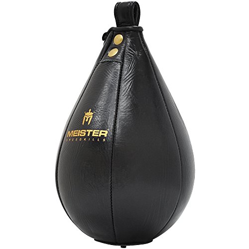 Meister SpeedKills Leather Speed Bag - Black, Medium