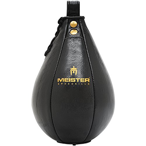 Meister SpeedKills Leather Speed Bag - Black, Medium
