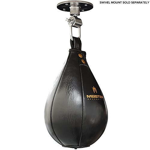 Meister SpeedKills Leather Speed Bag - Black, Medium