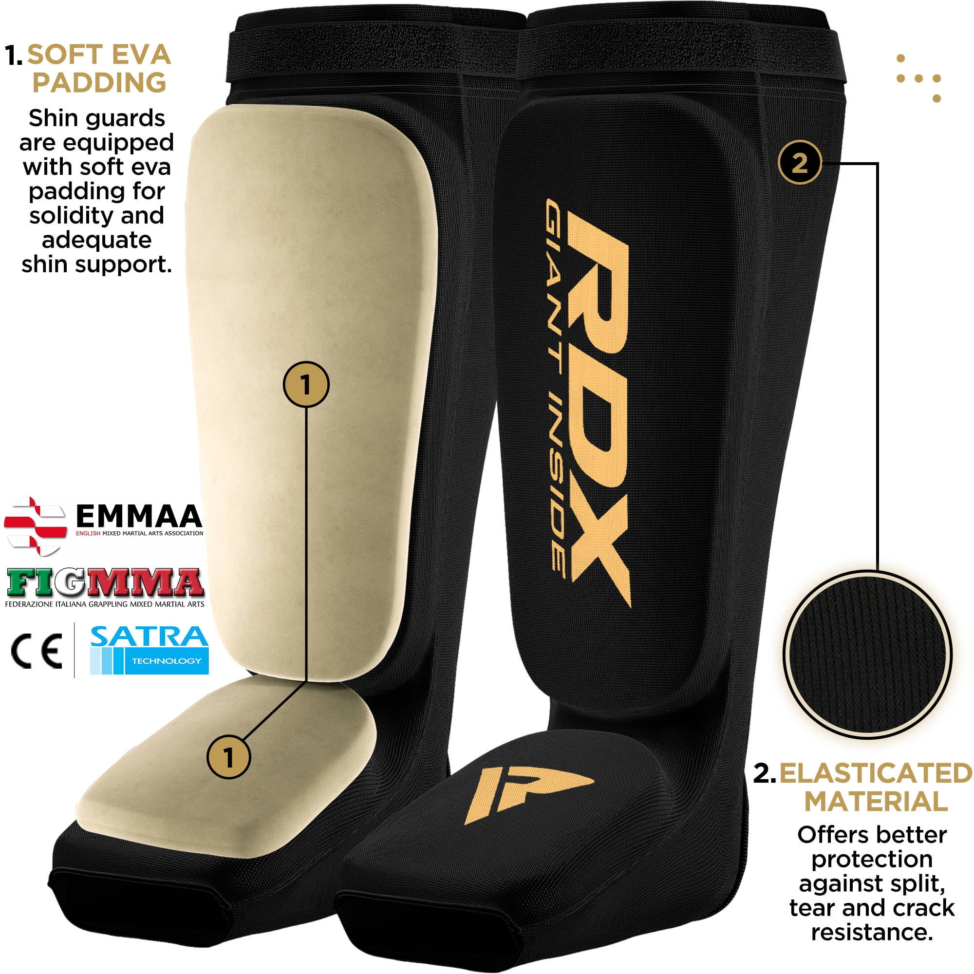 Youth Shin Guards for Boxing & MMA