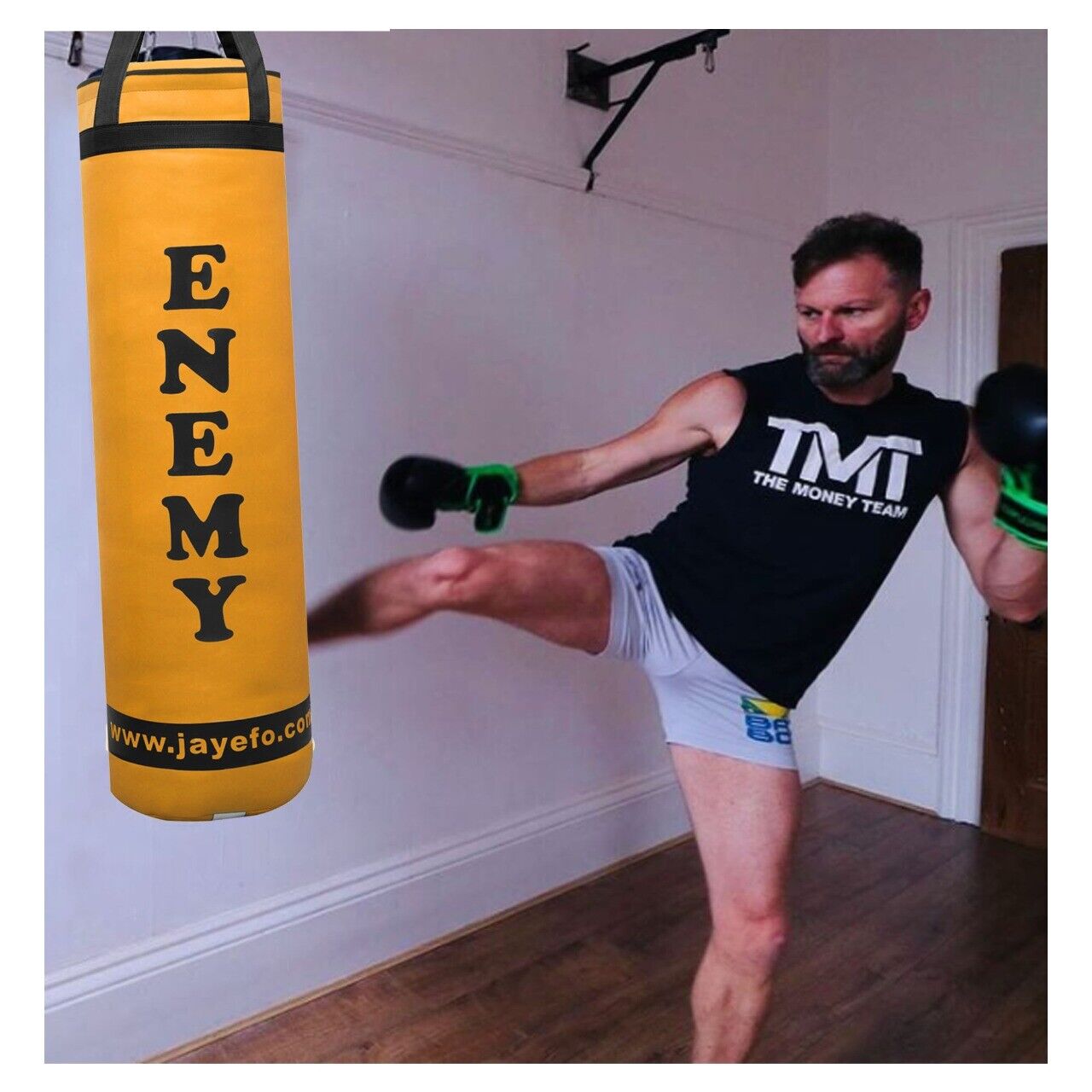 Jayefo Enemy Punching Bag - Heavy, for Boxing, Muay Thai, MMA