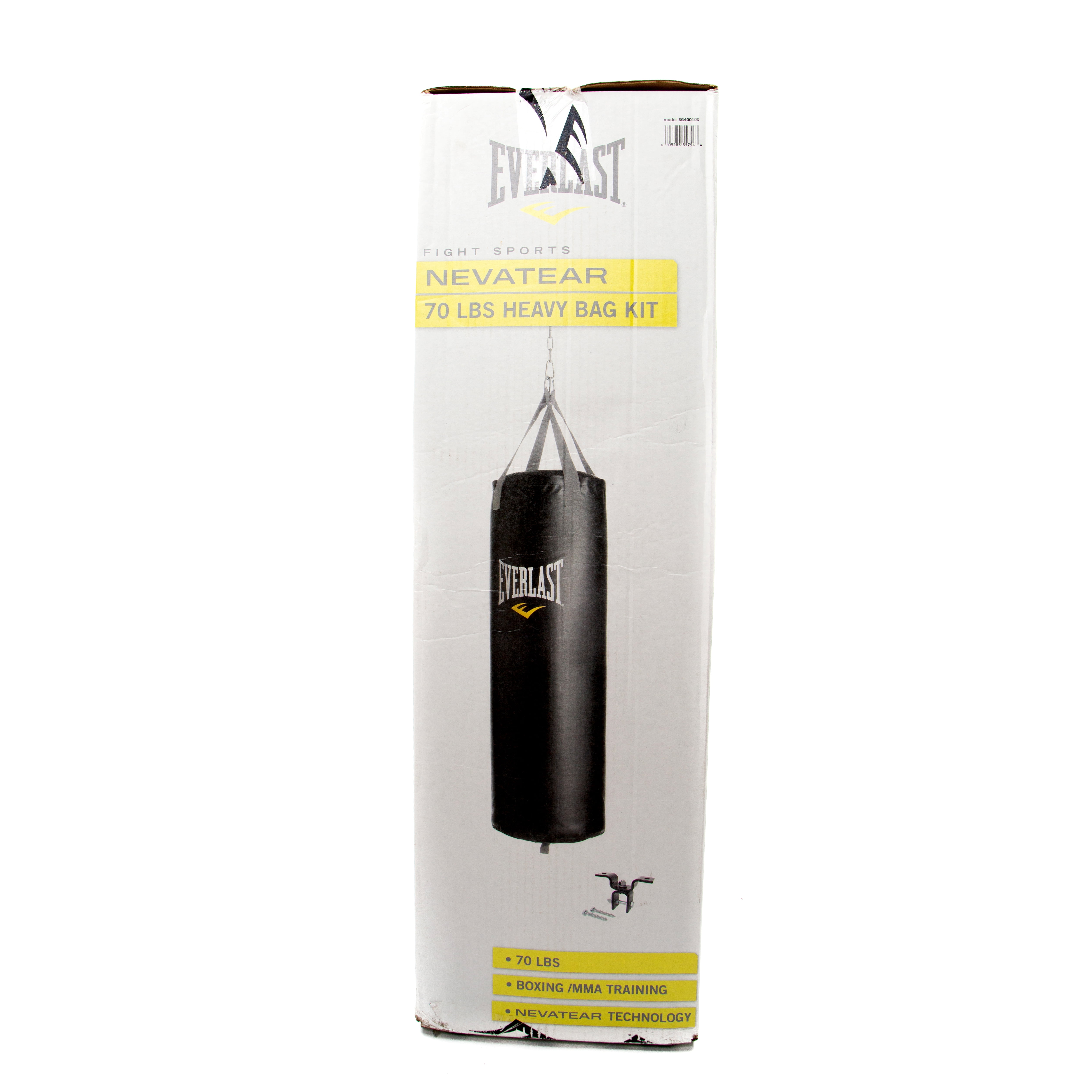 Everlast 70-lb Nevatear Heavy Bag Kit - Compact Size