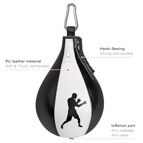 Enhance Reflexes & Speed with Benelabel Leather Speed Bag