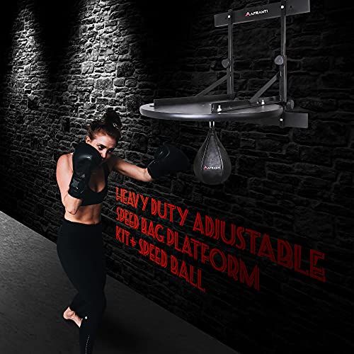 Afranti Heavy Duty Speed Bag Platform + Punching Ball Kit