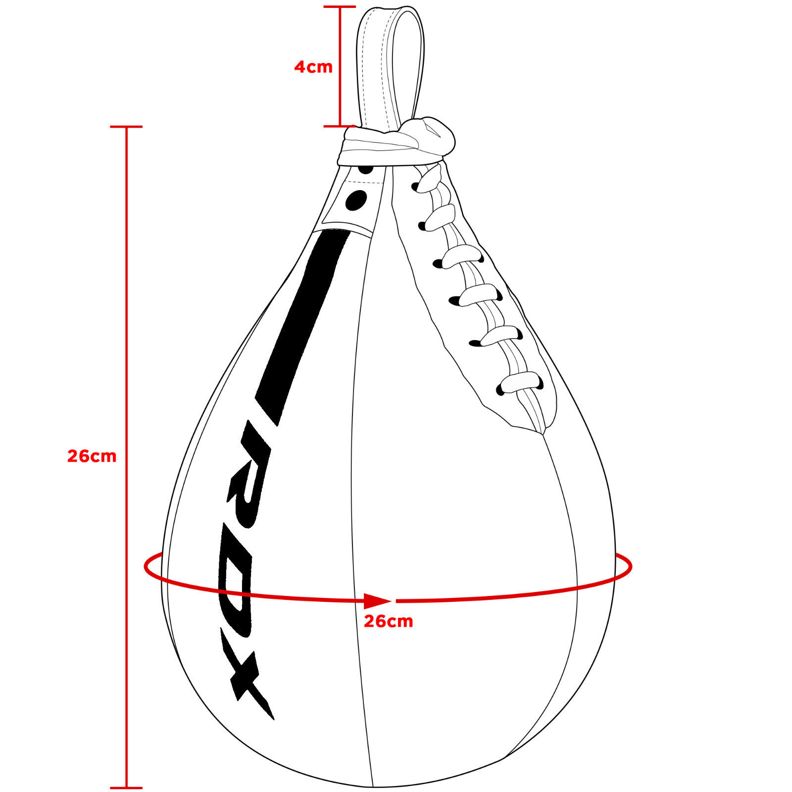 RDX Boxing Speed Ball: Double End, Heavy, MMA
