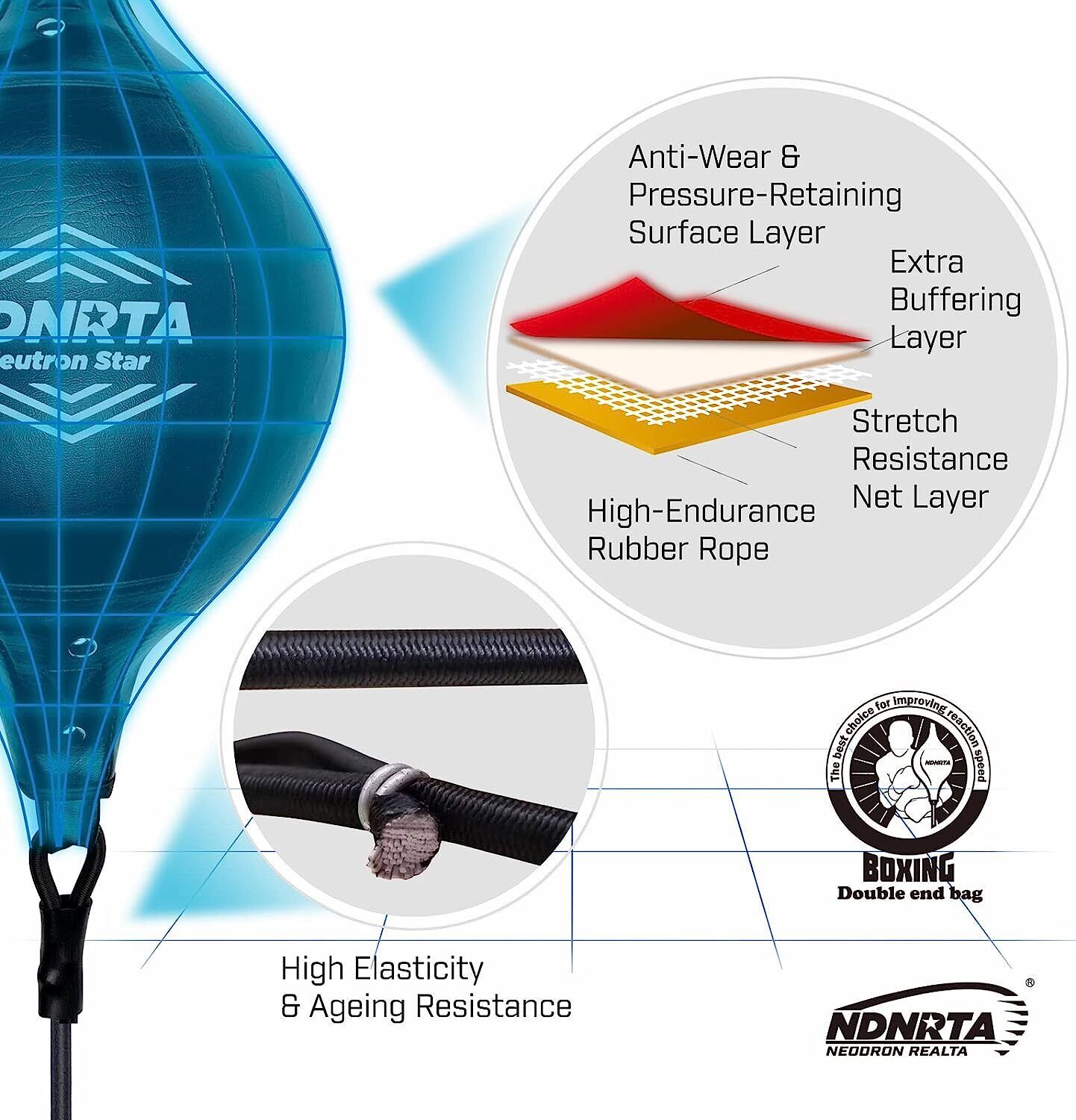 Upgraded Classic Style Double End Boxing Bag