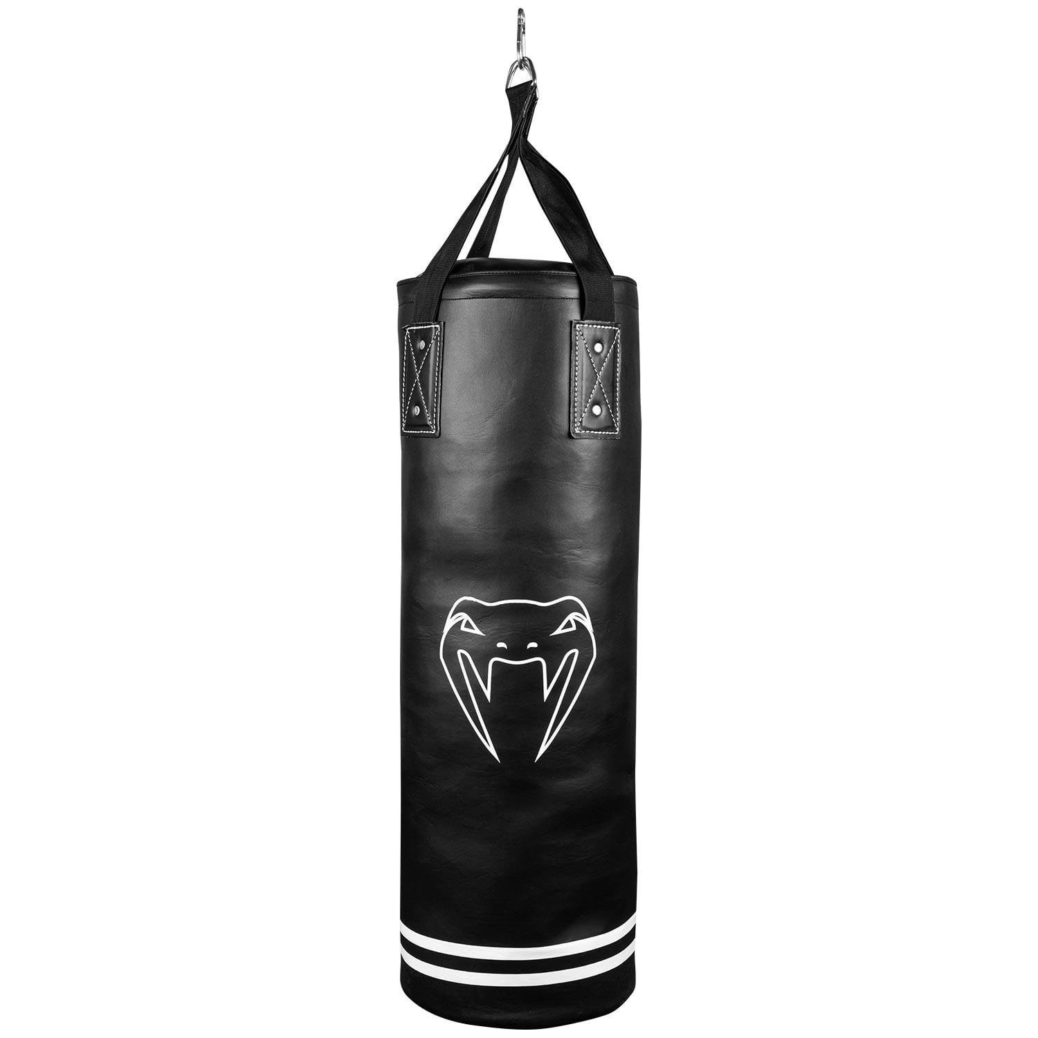 Venum Classic Punching Bag - 70 lb - Black/White
