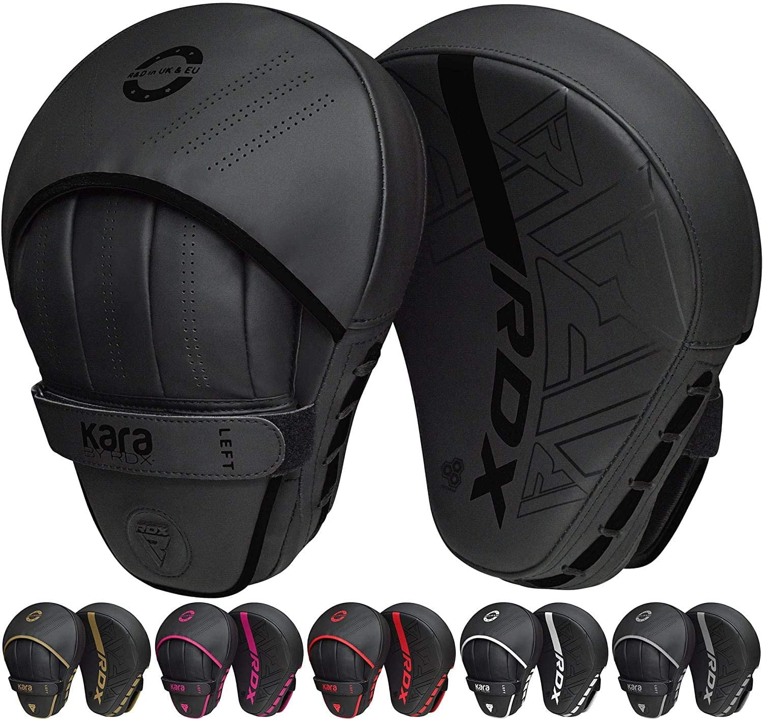 RDX Focus Boxing Punch Mitts - Maya Hide Leather