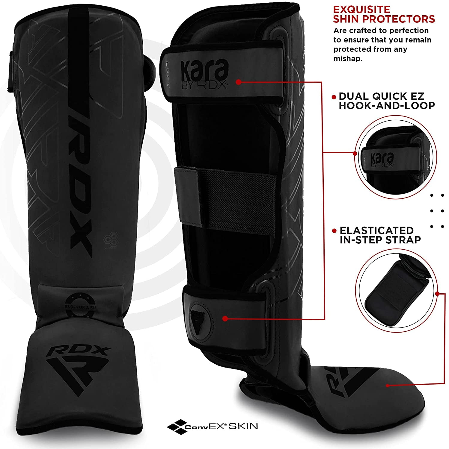 RDX Shin Guards for Boxing and Martial Arts