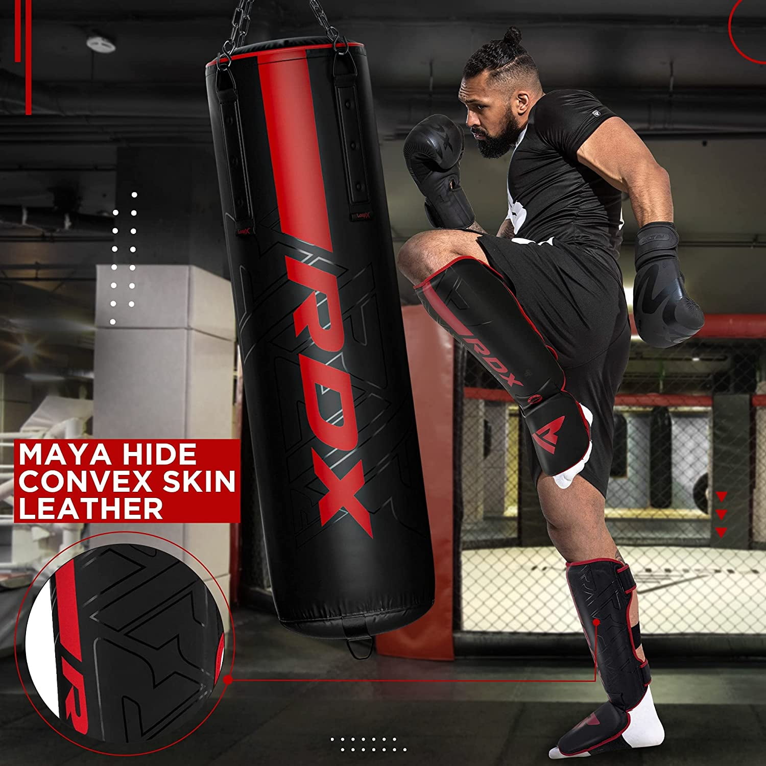 RDX Shin Guards for Boxing and Martial Arts