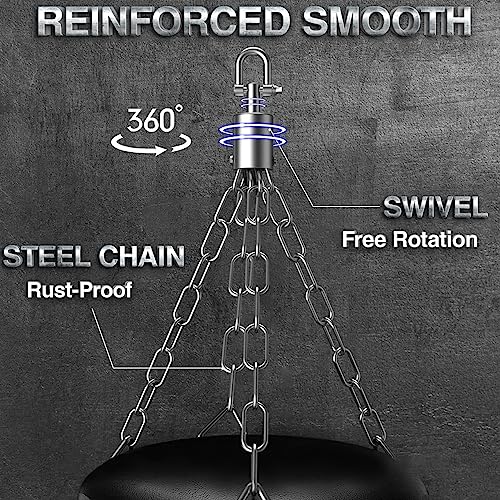 4ft Prorobust Punching Bag Set with 12OZ Gloves