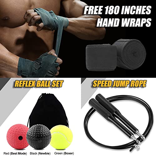 4ft Prorobust Punching Bag Set with 12OZ Gloves