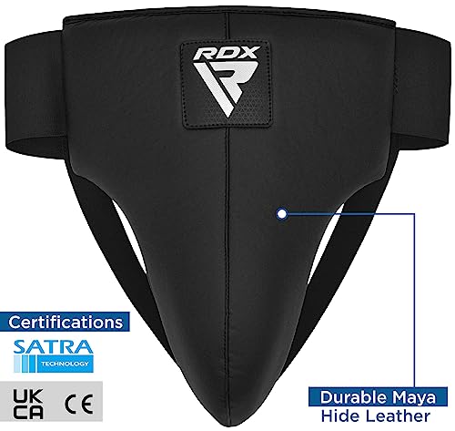 RDX Groin Protector: Boxing, Muay Thai, MMA (Black, Large)