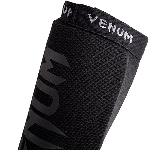 Black Venum Kontact Shinguards - One Size