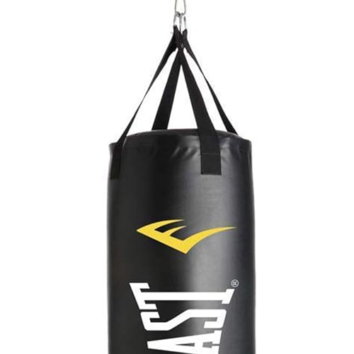 Everlast 40LB Heavy Bag, Black/White, Boxing Products
