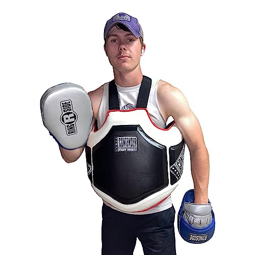 Contender Fight Sports Boxing Body Protector - Black/White