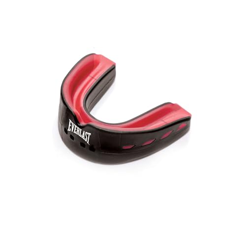 Everlast EverShield Double Mouthguard - Black/Red