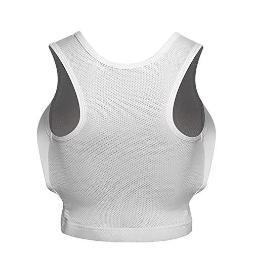 WKF Approved White Karate Chest Protector for Women