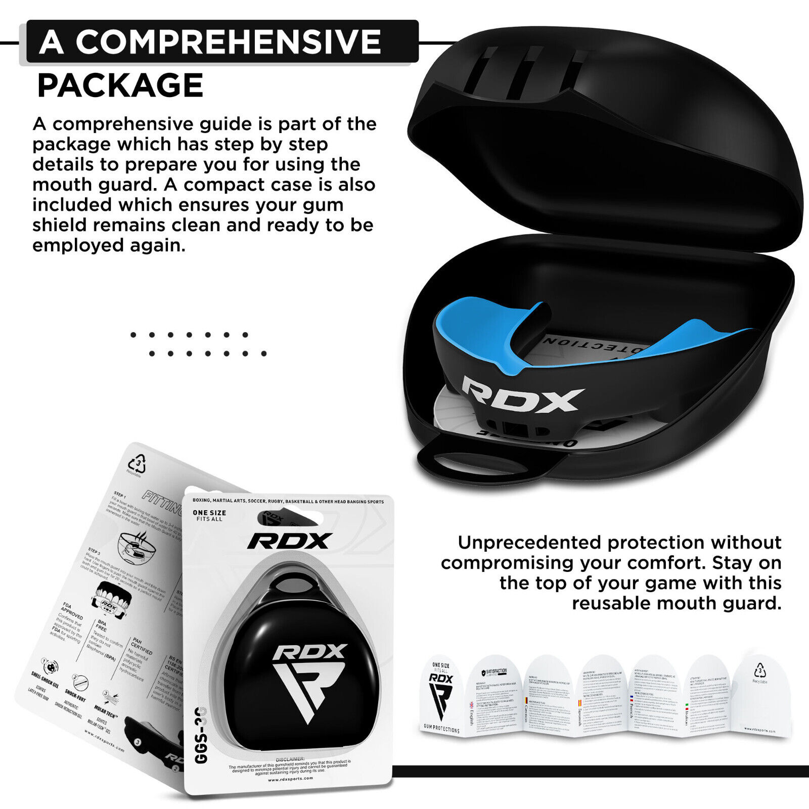 RDX Boxing Mouth Guard - Kickboxing Training Protection