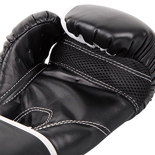 Venum Challenger 2.0 Pro Boxing Gloves, Black/White (10 oz)