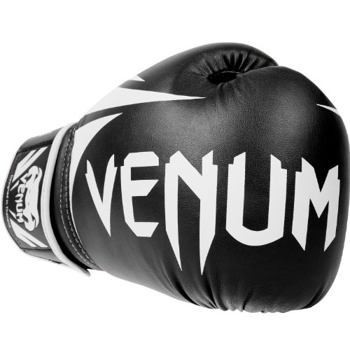 Venum Challenger 2.0 Pro Boxing Gloves, Black/White (10 oz)