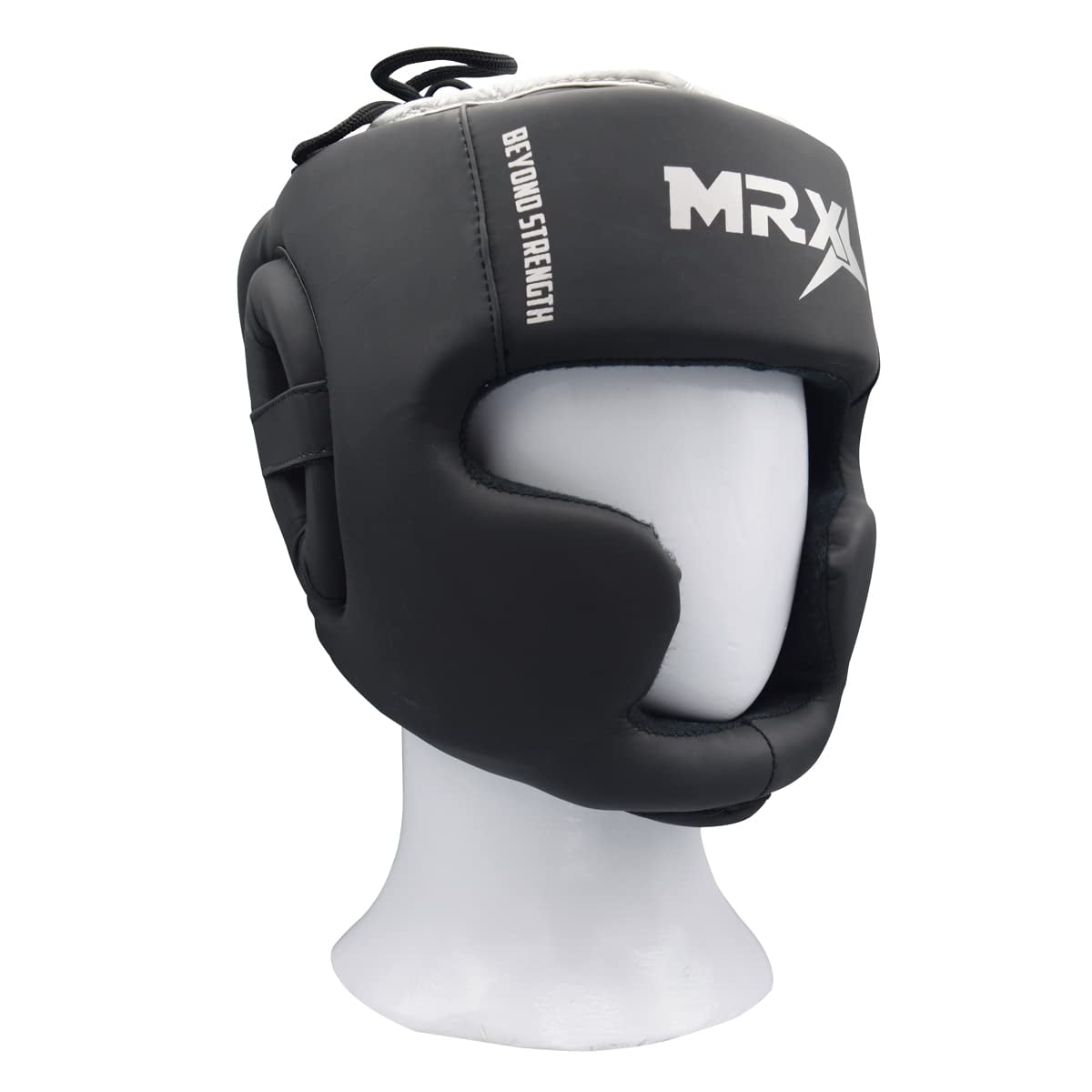 MRX Pro MMA Training Headguard - Black/Silver S/M