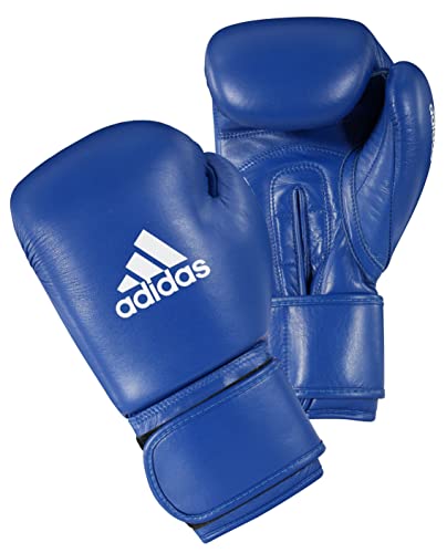 adidas AIBA Approved Boxing Gloves, Blue, 12oz