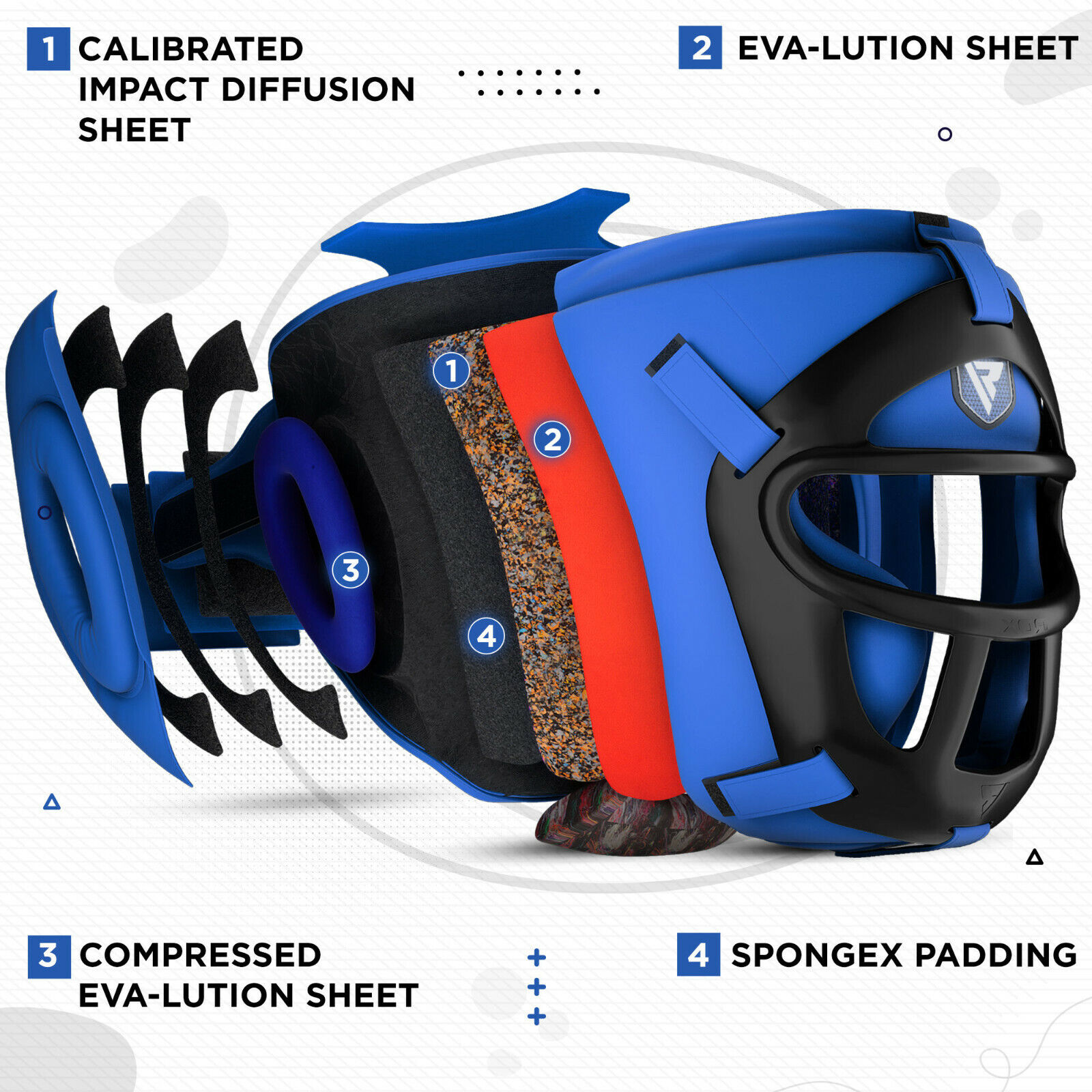 RDX Boxing Headgear for Muay Thai & Kickboxing