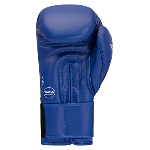 adidas AIBA Approved Boxing Gloves, Blue, 12oz
