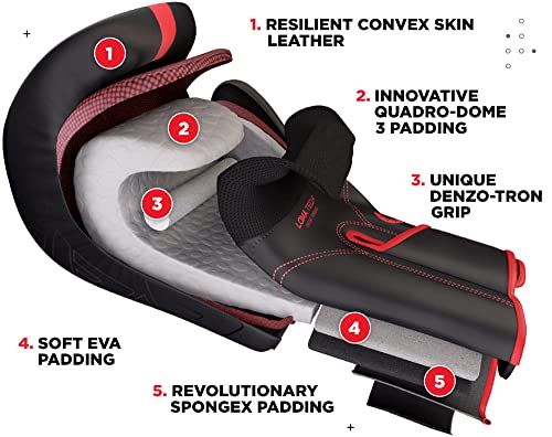 RDX Boxing Gloves - Pro Training, Maya Hide Leather