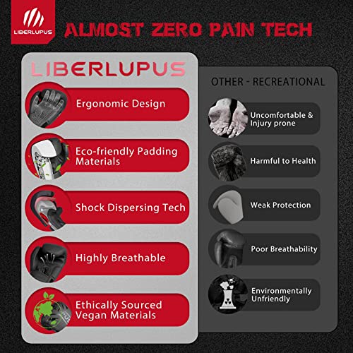 Liberlupus Men & Women Boxing Sparring Gloves