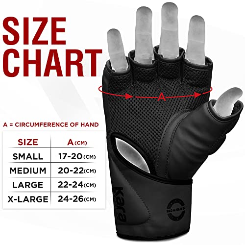 RDX MMA Gloves - Maya Hide Leather, Cage Fighting