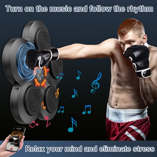 Himove Music Boxing Machine with Bluetooth Trainer