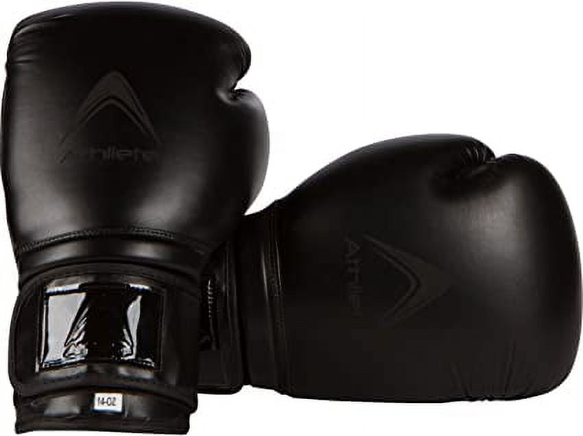 Premium Unisex Boxing Gloves, 16 oz Black/Black