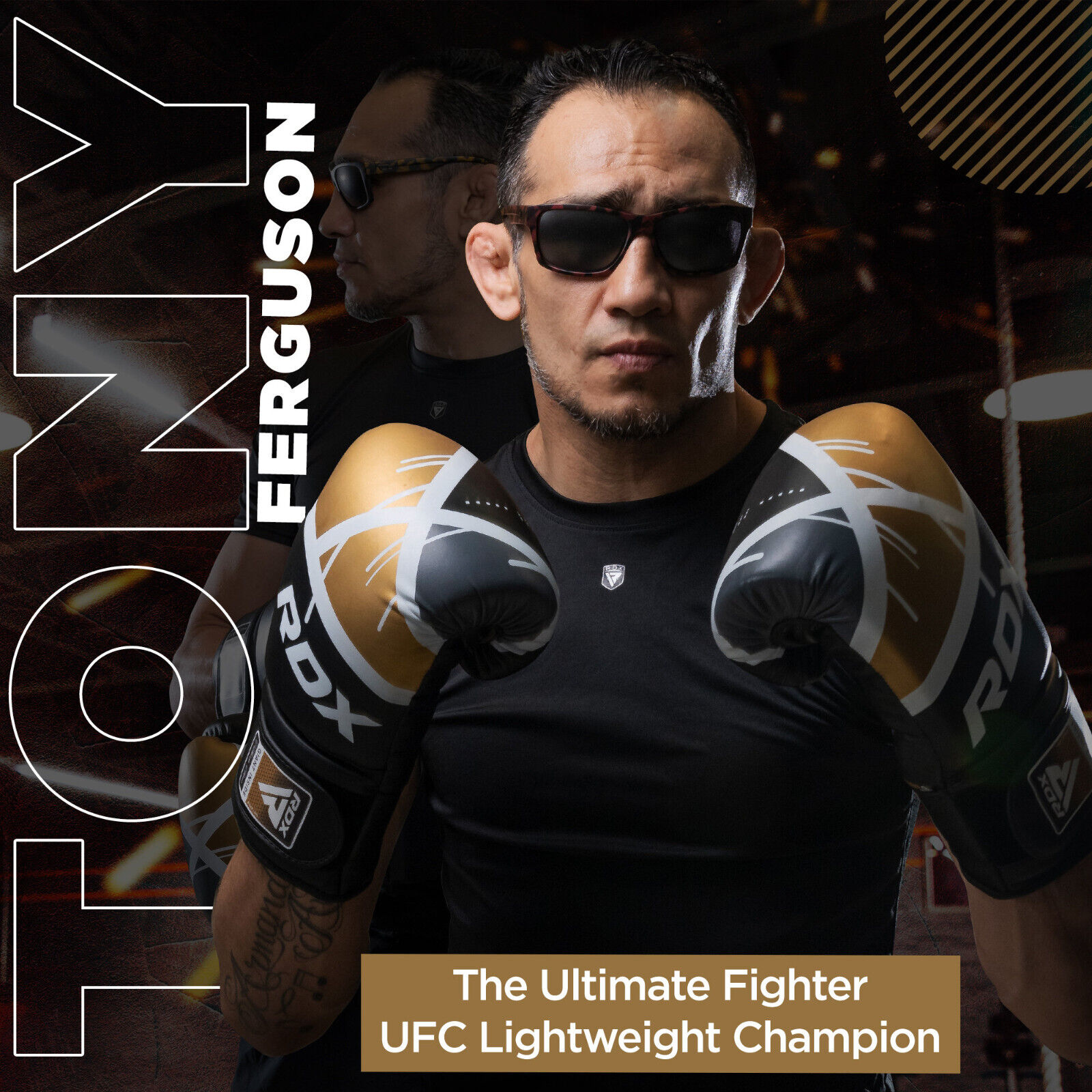 RDX Boxing Gloves: Muay Thai Training Punching Glove