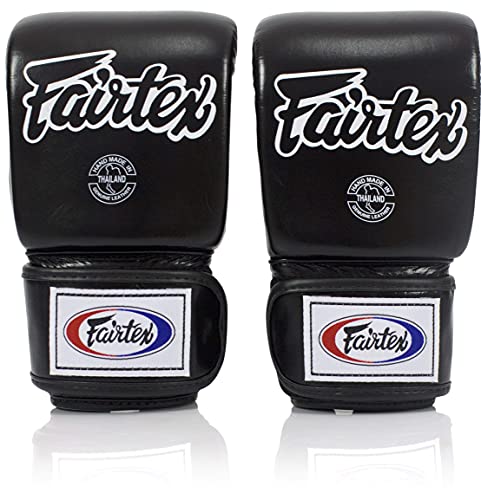 Fairtex TGO3 Open Thumb Boxing Gloves (Black/Large)
