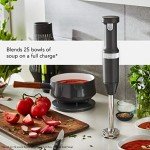 KitchenAid Cordless Hand Blender with Whisk & Chopper