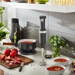 KitchenAid Cordless Hand Blender with Whisk & Chopper