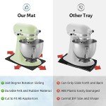 Universal Kitchen Appliance Slider with 360° Rotation