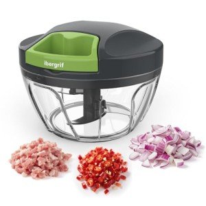 Ibergrif M501 Manual Food Chopper - Easy Onion Cutter
